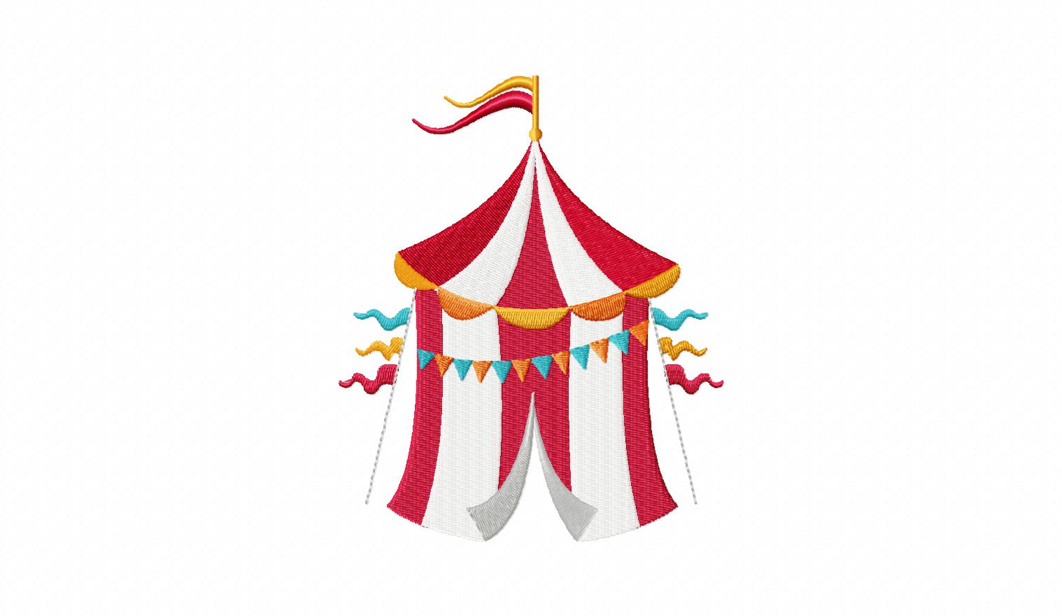 Circus big top Colouring Pages (page 2)