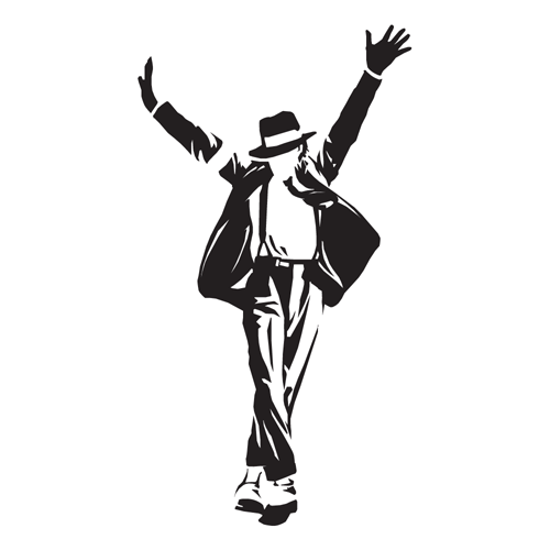 Michael Jackson Vinyl Silhouette - 2 -  1.45 : BluntOne.com ...