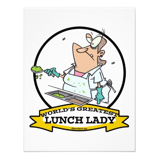 Pix For > Cartoon Lunch Lady