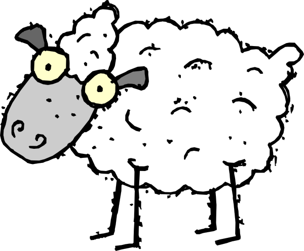Cartoon Sheep clip art Free Vector / 4Vector