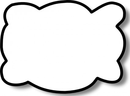 Callout Cloud clip art Vector clip art - Free vector for free ...