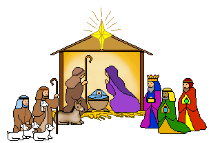 free clipart christmas stable - photo #32