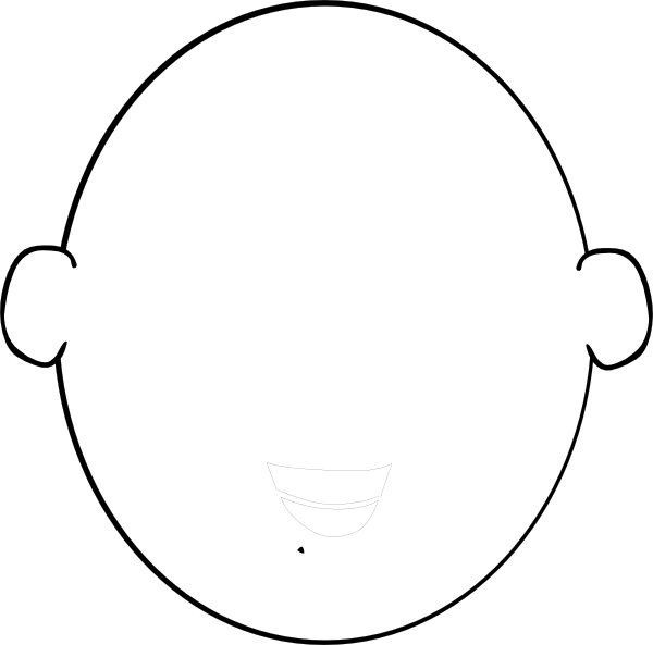 Face Outline Template - ClipArt Best