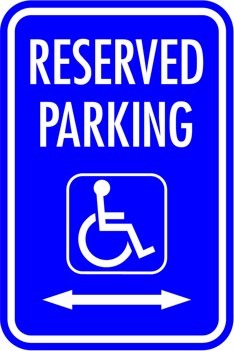 Printable Handicap Sign - Viewing Gallery