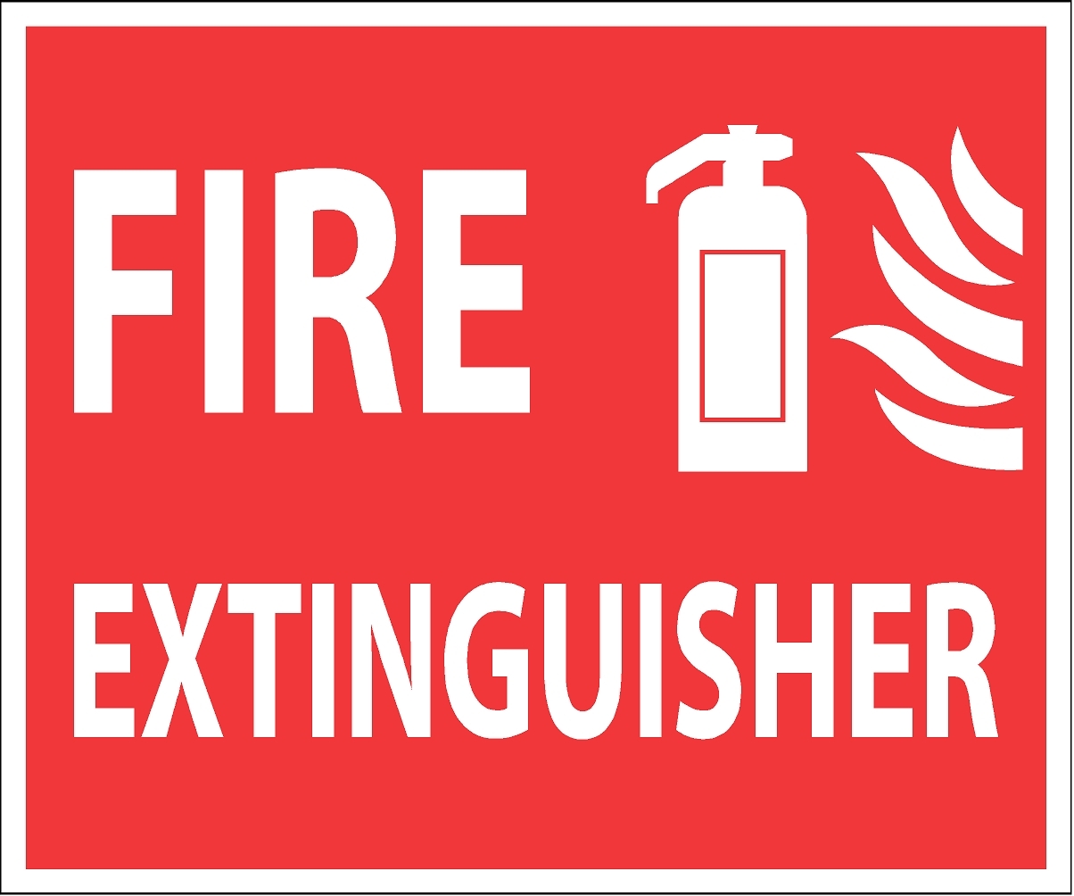 Printable Fire Extinguisher Signs Cliparts co