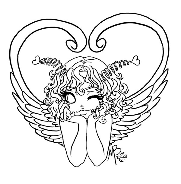 deviantART: More Like Strawberry Faerie Lineart by CrystallineColey