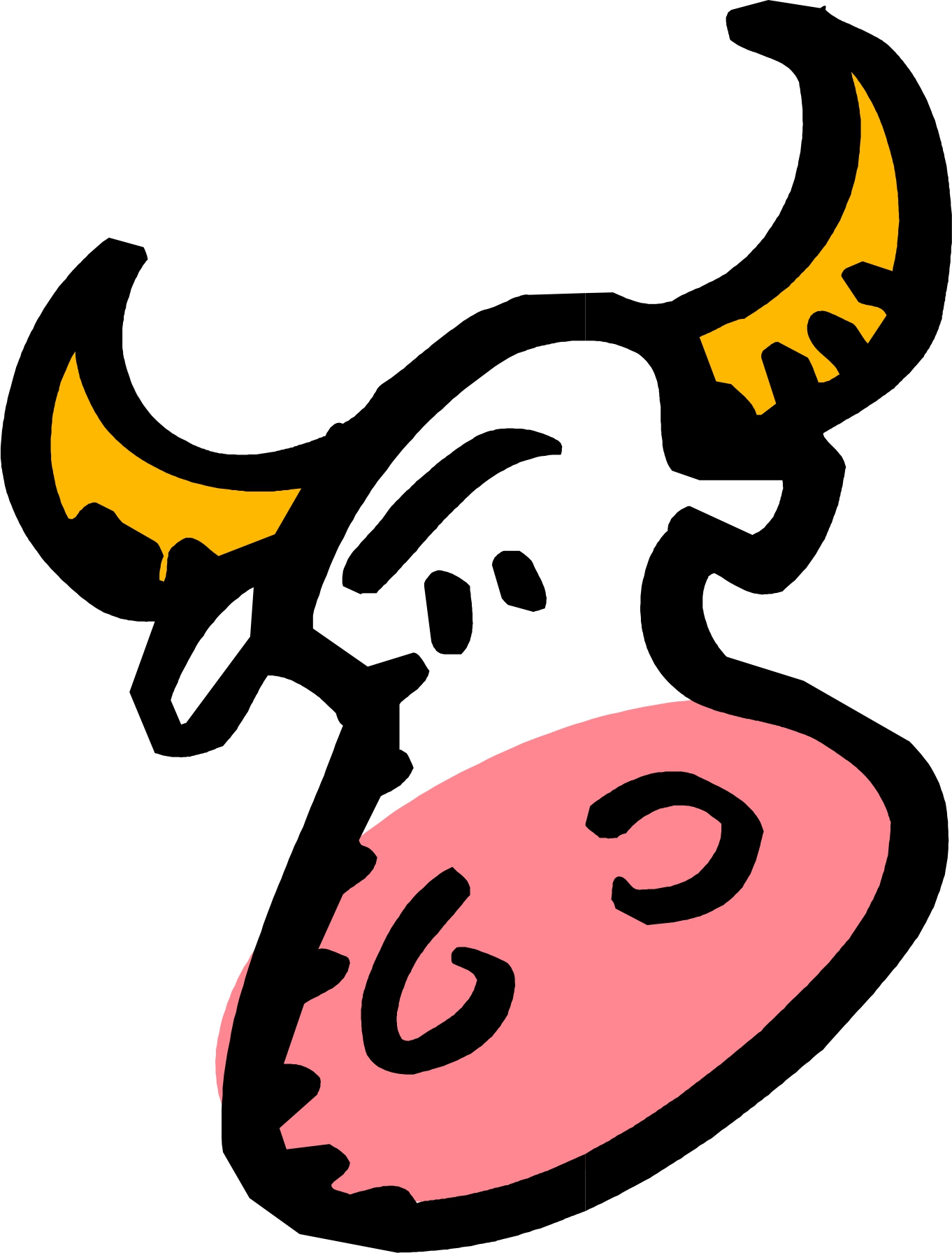 cow moo clipart - photo #45