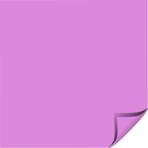 Sticky Note Purple Folded Corner clip art - vector clip art online ...