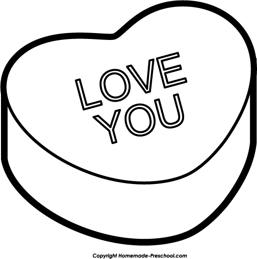 free black and white valentines day clipart - photo #34