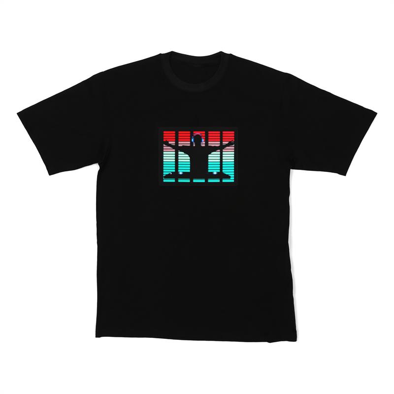 Resident DJ LED Shirt Disc Jockey Size L at the Best Price!