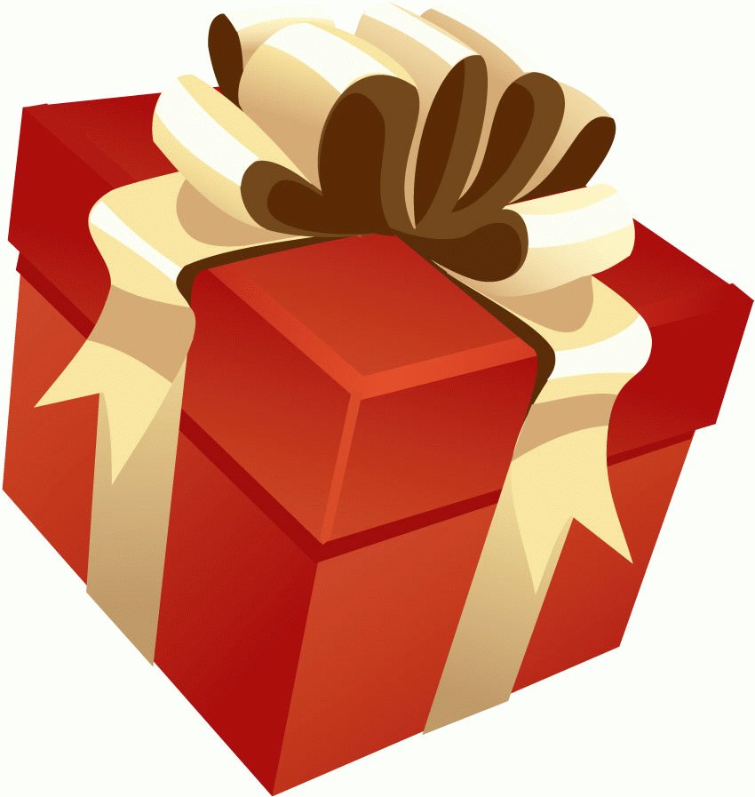 Red Gift Box And Ribbon Vector Vector Images Free