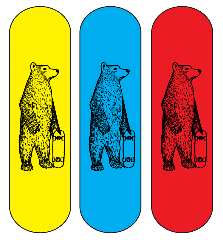 Skate Bear – Skateboard Design | Jonas Claesson