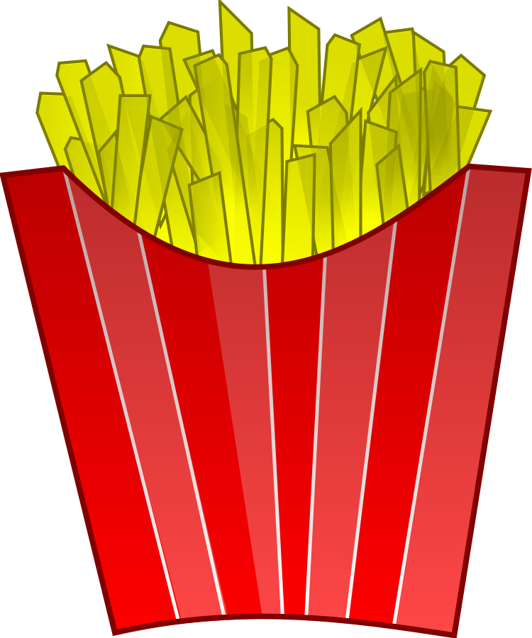 Pommes frites / french fries Clipart, vector clip art online ...