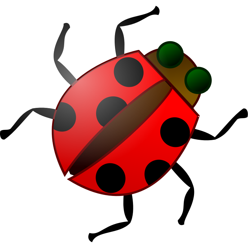 Clipart - Ladybug