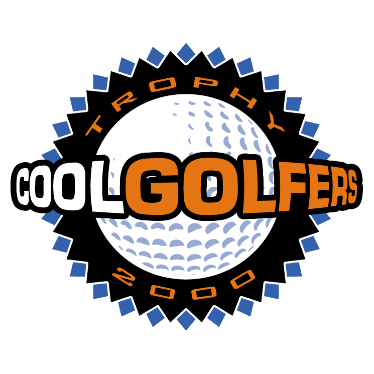 Cool golfers Free Vector / 4Vector