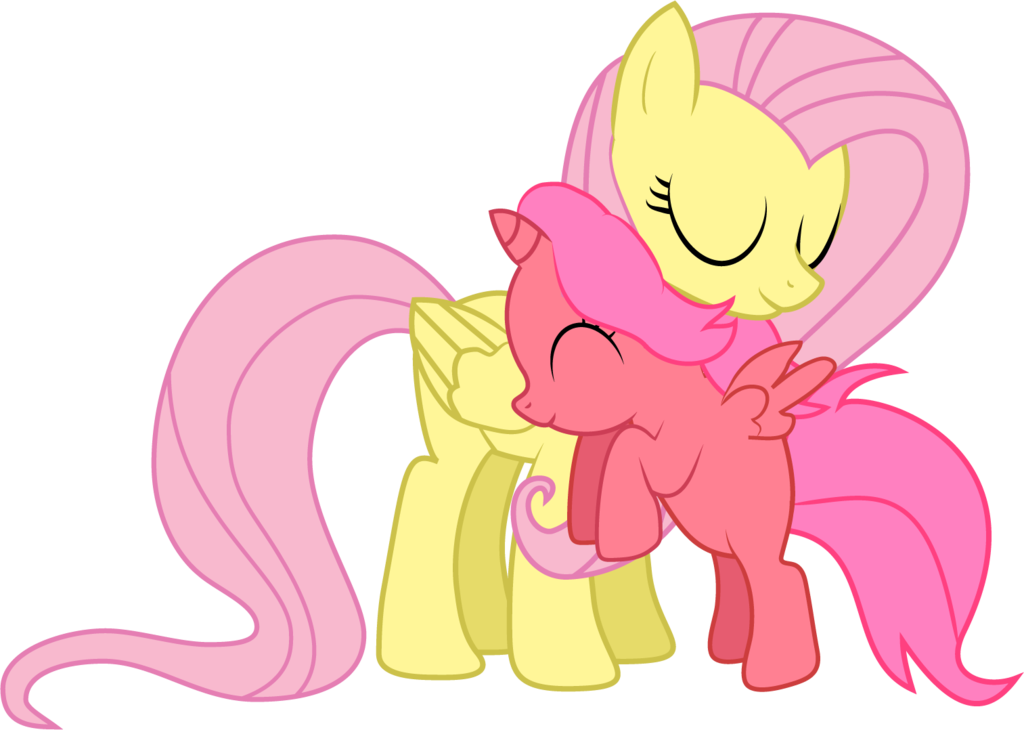 deviantART: More Like Cherry Bloom - Royal Pony Hug (MSPaint) by ...