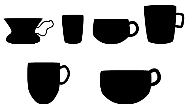 Coffee Cup Vector Black And White - Gallery