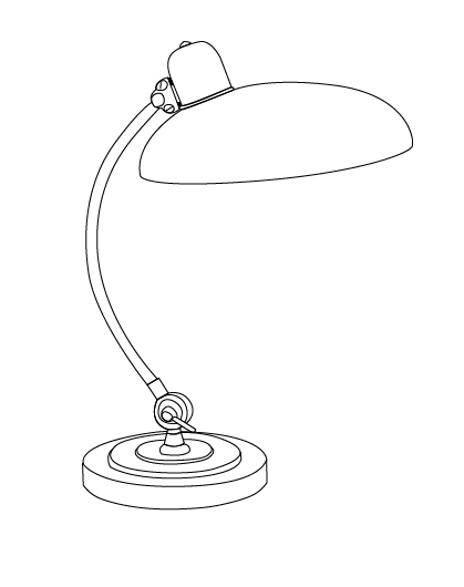 Lamp Outline - Cliparts.co