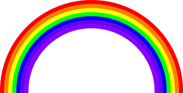 free clip art of rainbow - photo #19