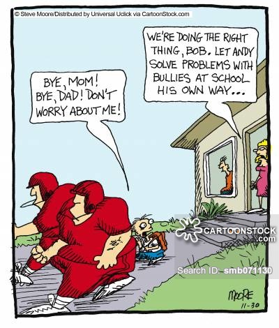 Bullies Cartoons and Comics - funny pictures from CartoonStock
