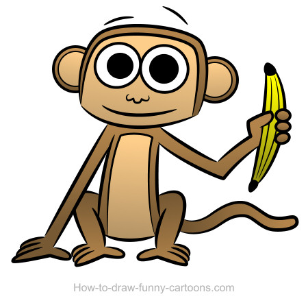 Monkey drawings (Sketching + vector)