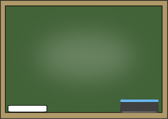 Chalkboard with Chalk and Eraser Clip Art - Chalkboard with Chalk ...