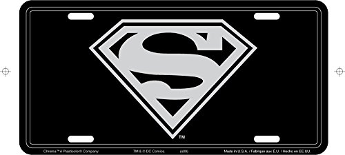 Amazon.com: Chroma 001949 'Superman Logo' Metal Tag License Plate ...