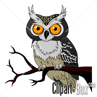 CLIPART OWL CARTOON | Royalty free vector design