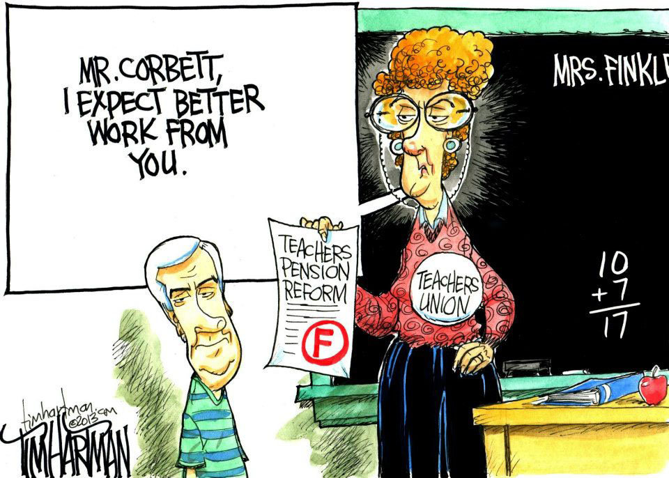 Cartoon: This is pension reform? | PennLive.com