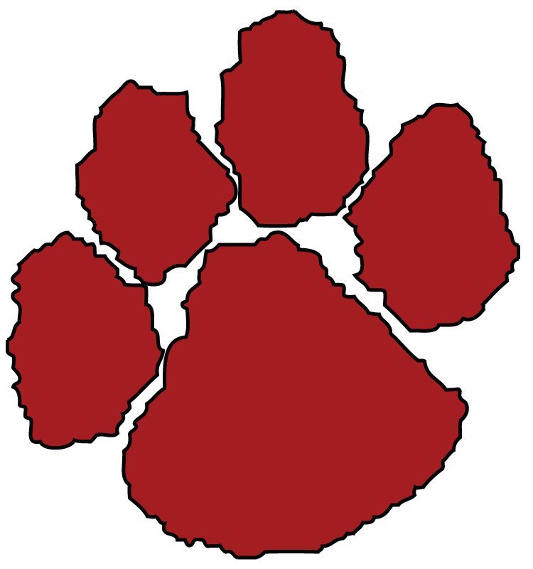 Pin Red Cougar Paw on Pinterest