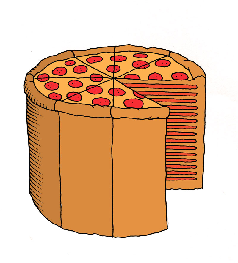 Pizza Cake by NeverRider on deviantART