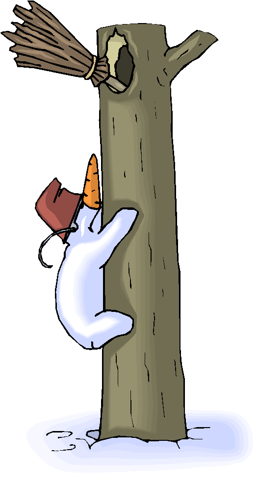 Pin Snowman Climb Tree Free Clipart Download This on Pinterest