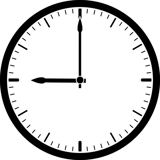 Clock 9:00 | ClipArt ETC