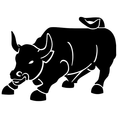 Images For > Bull Vector Graphic
