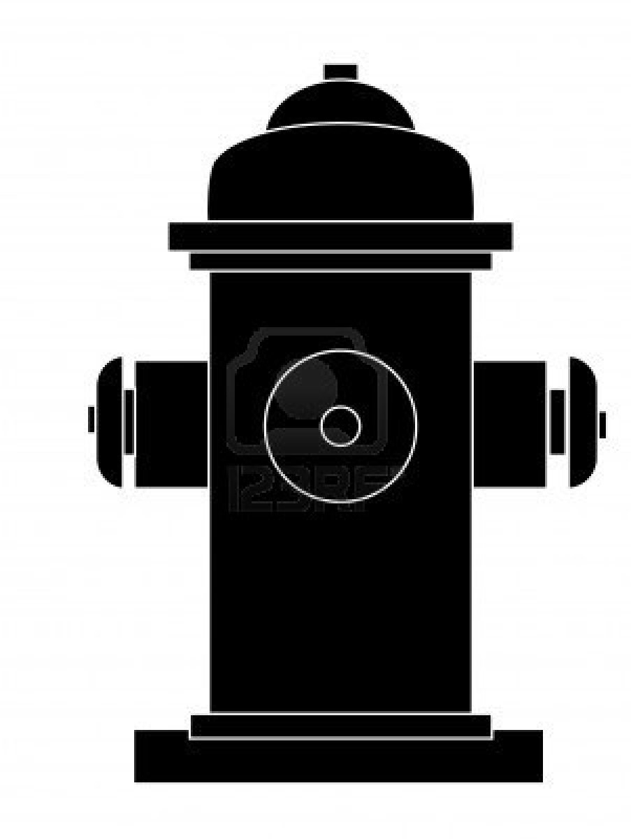 Outline Of Fire Hydrant image - vector clip art online, royalty ...