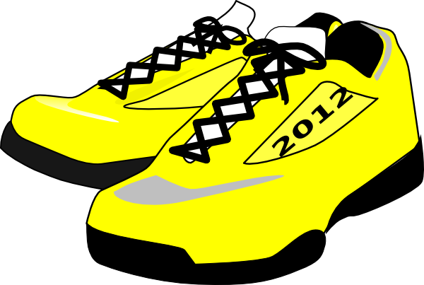 Running, Shoes clip art - vector clip art online, royalty free ...