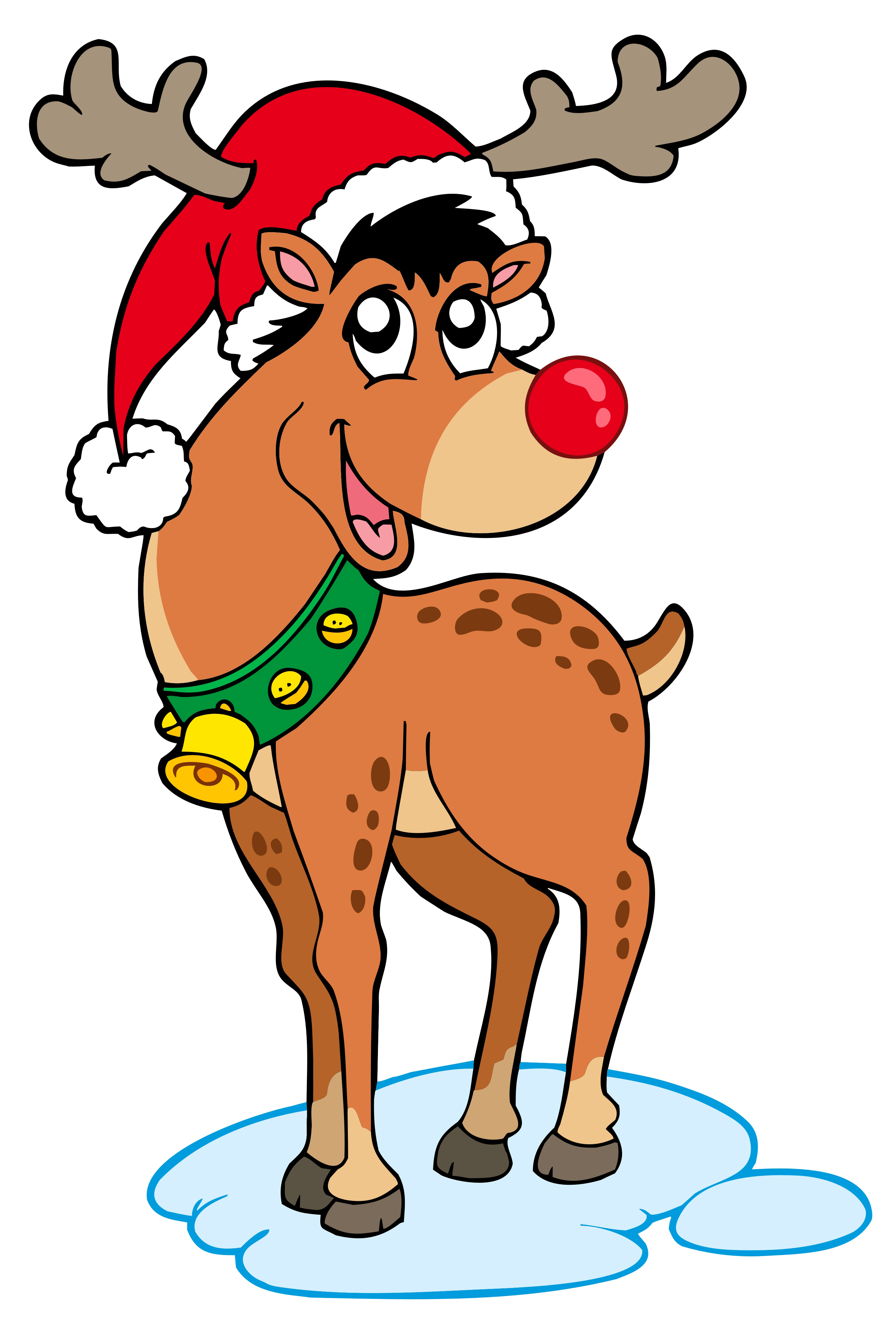 Christmas Reindeer Picture - Cliparts.co