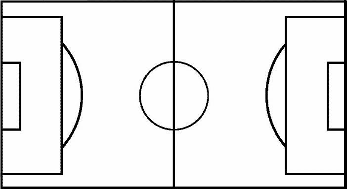 Blank Soccer Field Diagram Cliparts co