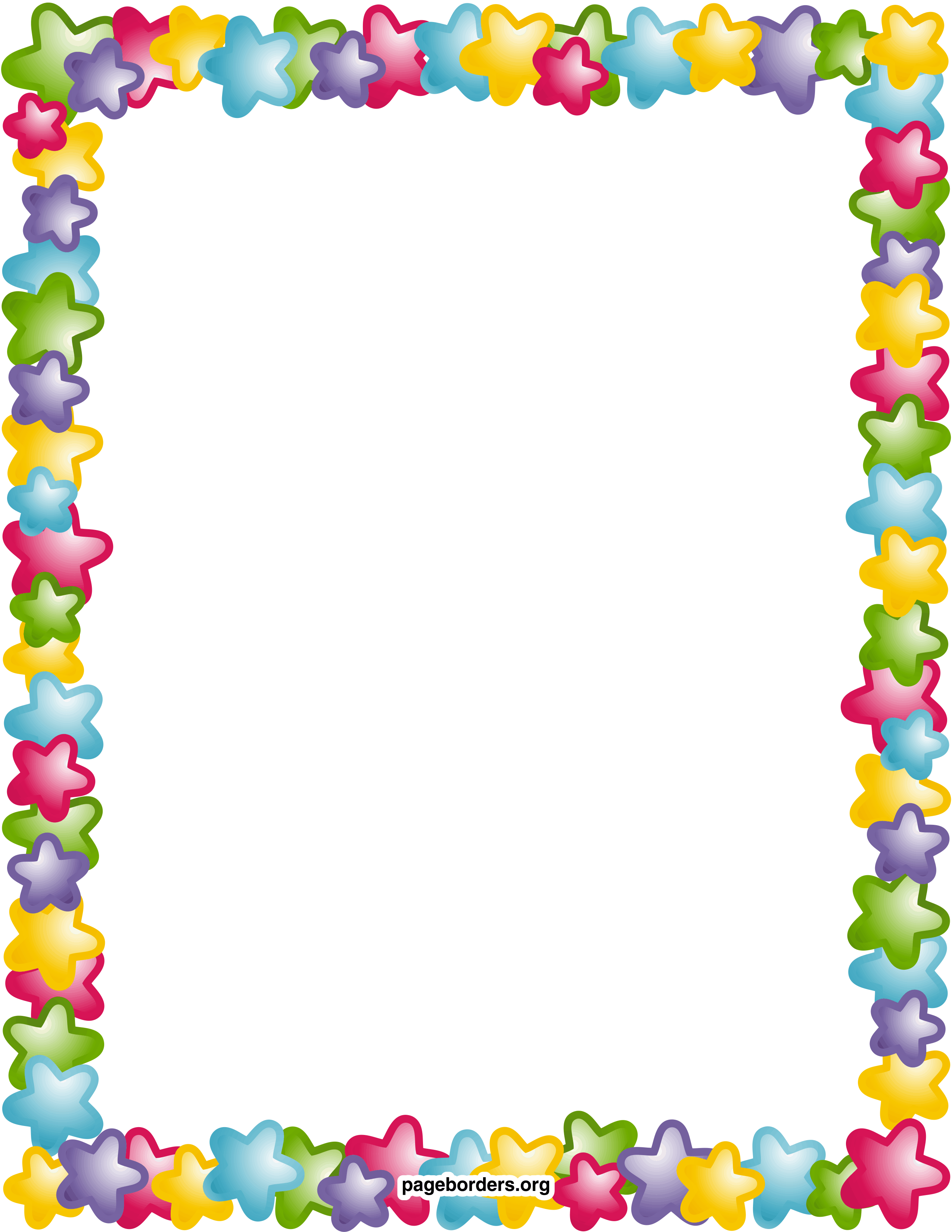 clip art borders with stars - photo #2