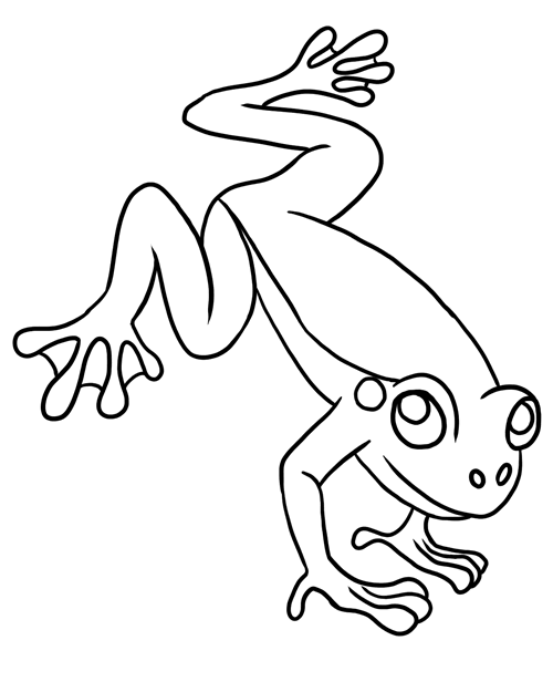 FREE Frog Coloring Pictures: Leap Frog - ClipArt Best - ClipArt Best