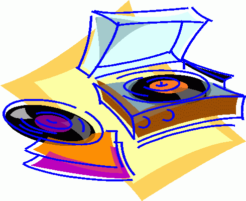 records_&_turntable clipart - records_&_turntable clip art