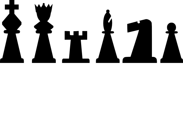 Chess Pieces Set clip art - vector clip art online, royalty free ...
