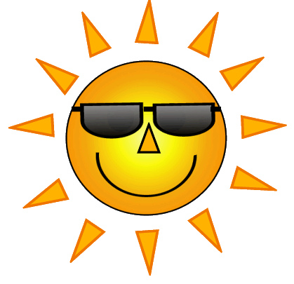 Happy Sun With Sunglasses | Clipart Panda - Free Clipart Images