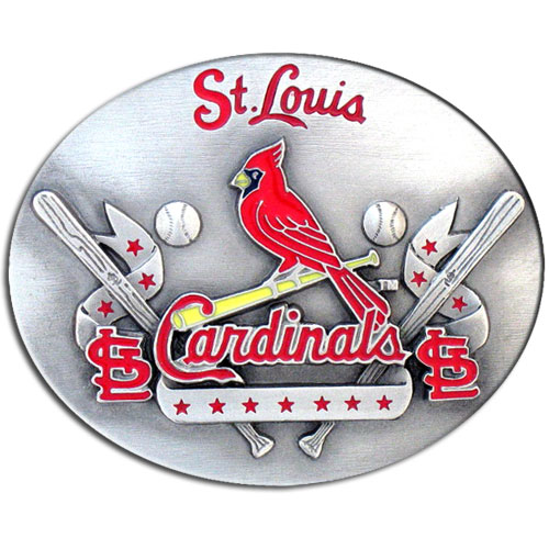 St. Louis Cardinals MLB baseball team logo wholesale belt buckle ...