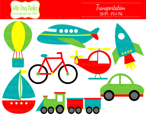 Popular items for airplane clipart on Etsy