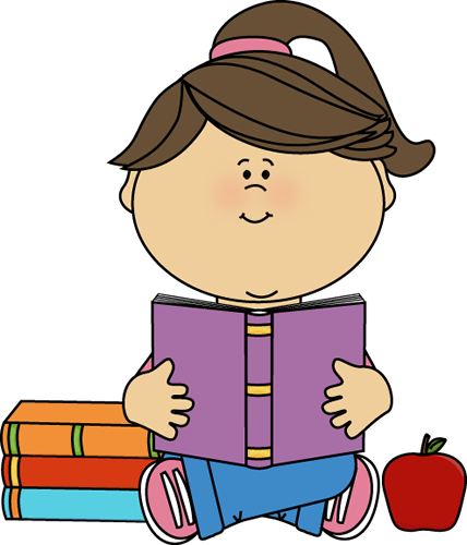 School Kids Reading Book - ClipArt Best
