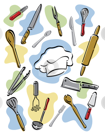 Chef's Tools stock vector