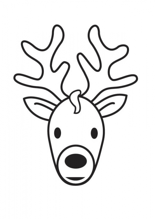 Cartoon Deer Head Clipartsco