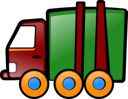 Truck clip art vector cartoon Free vector for free download (about ...