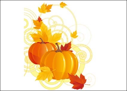 Pumpkin Maple Leaf Vector - Download free Other vectors
